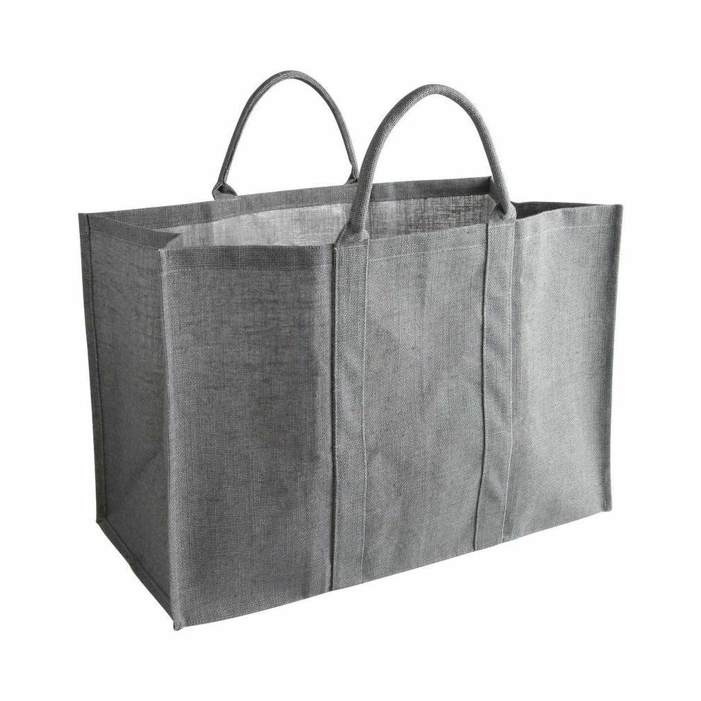 Sac à bûches en jute