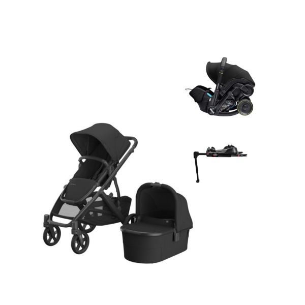 UPPAbaby VISTA V3 Kinderwagen 4-in-1 - Dillan | Doona X Autostoeltje | Doona X Isofix Base