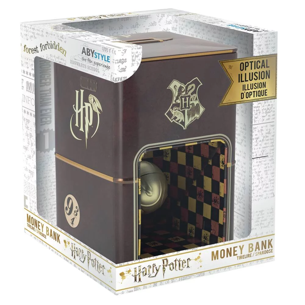 HARRY POTTER - TIRELIRE VIF D'OR