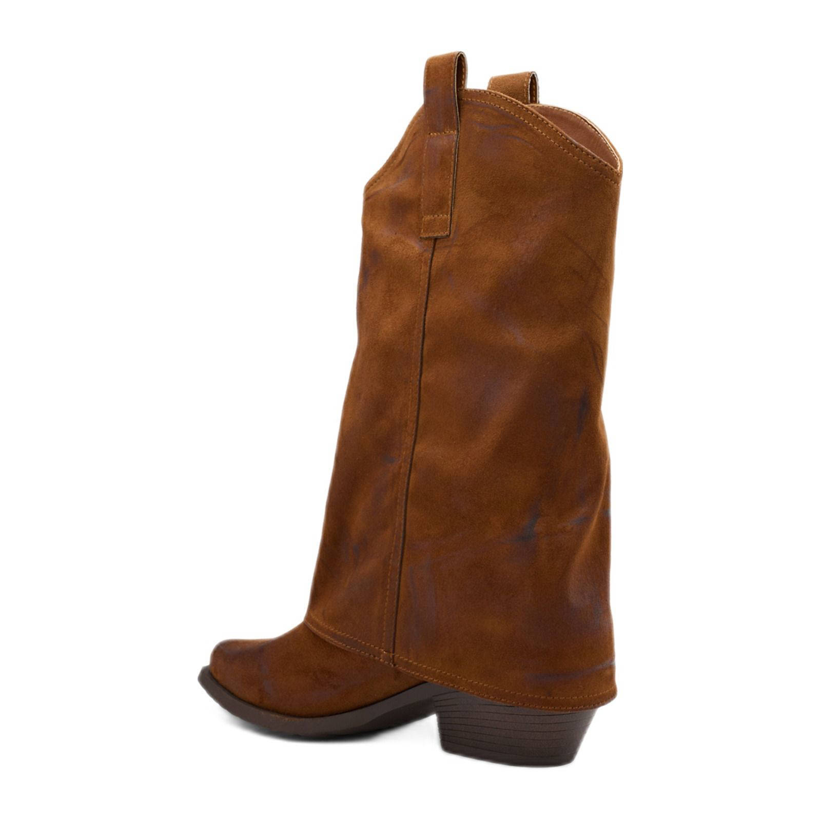 Oxmox cowboylaarzen met flap cognac