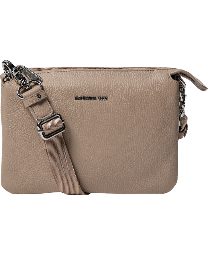 Mandarina Duck MELLOW LEATHER POCHETTE / WARM TAUPE Warm taupe