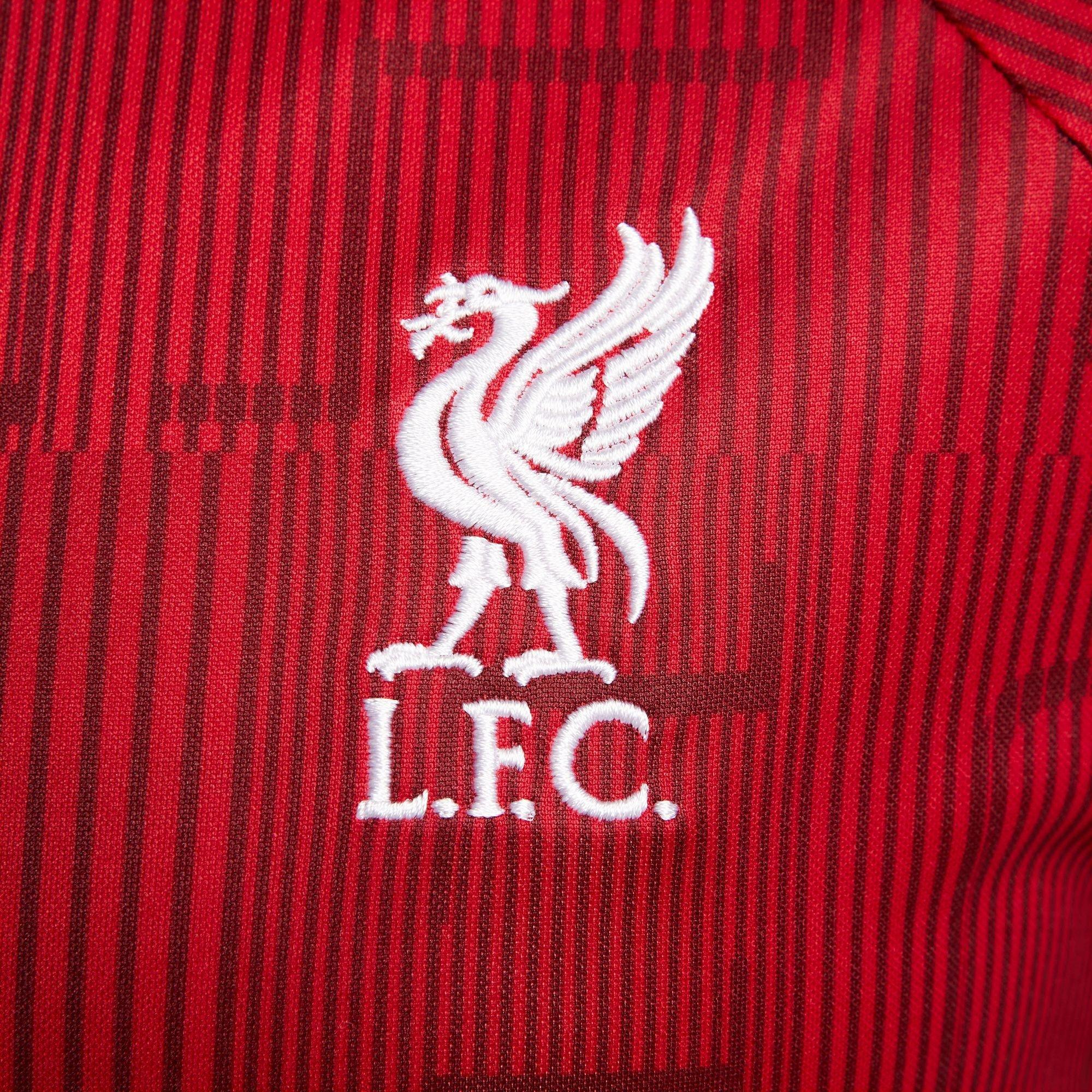 Nike Liverpool Home Pre Match 2023 2024 Top Womens