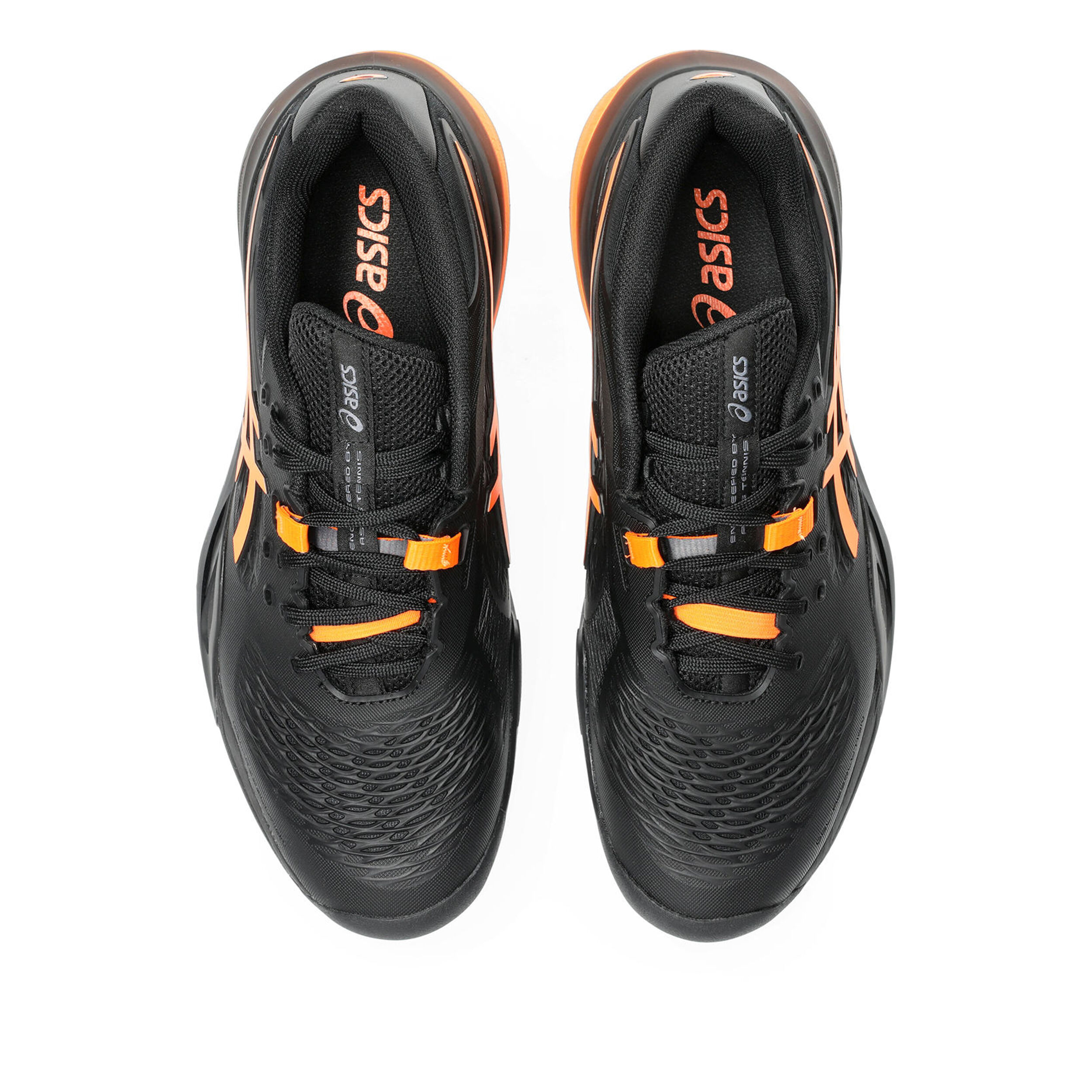 ASICS Gel-Resolution X Chaussures Toutes Surfaces Hommes - Noir , Orange Fluo