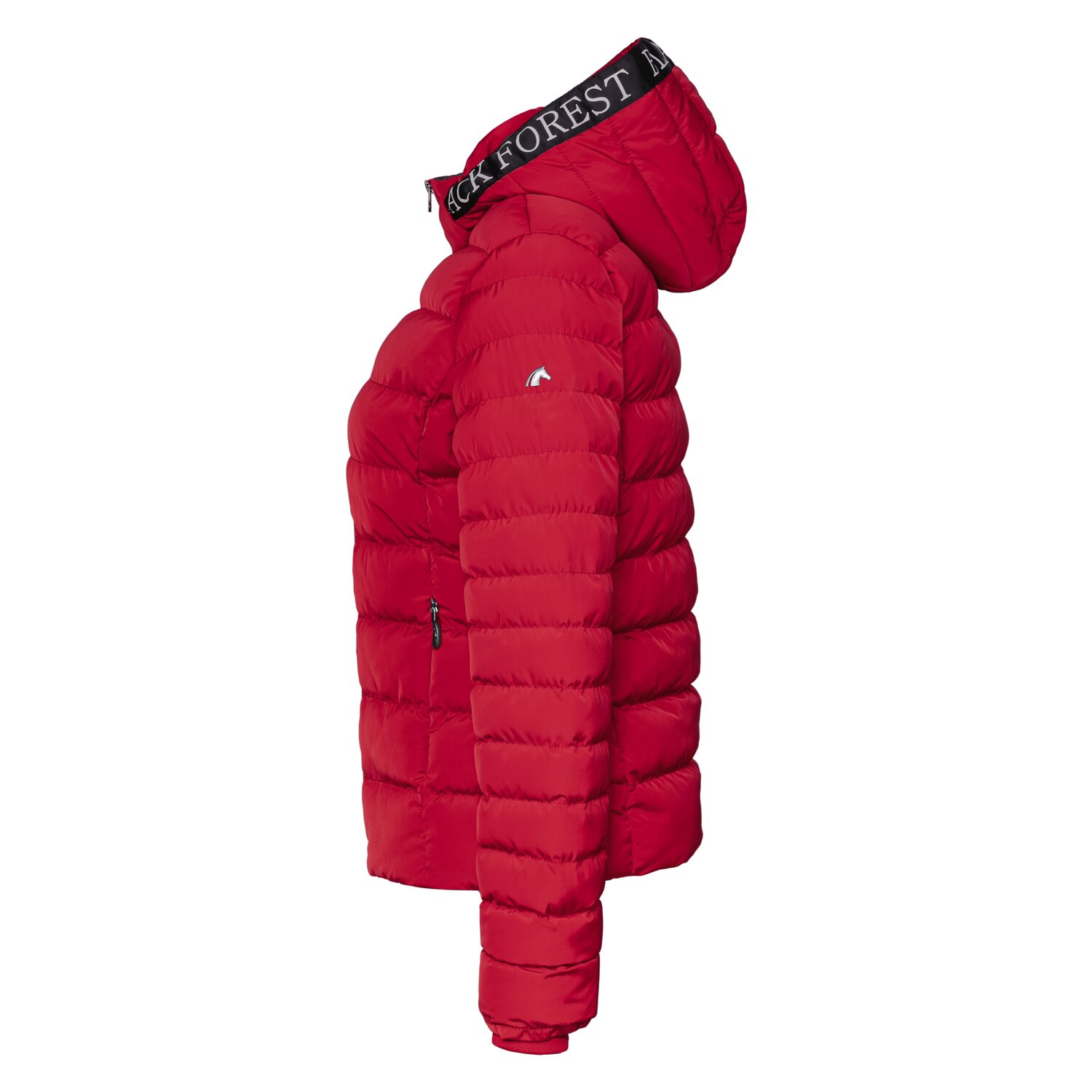 black forest Steppjacke mit Kapuze - wine red