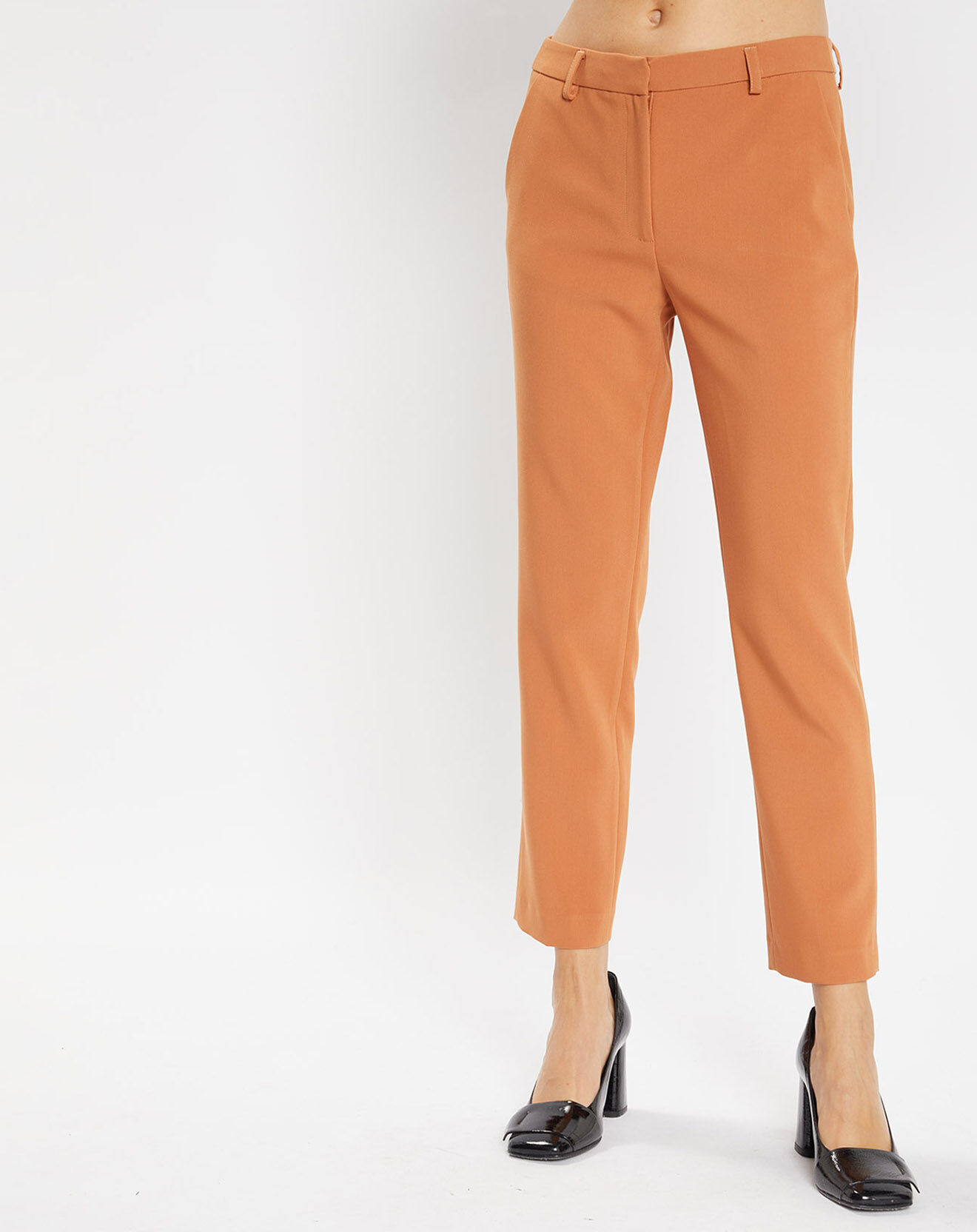 Jodhpur Pantalon Cigarette à pinces Mini camel