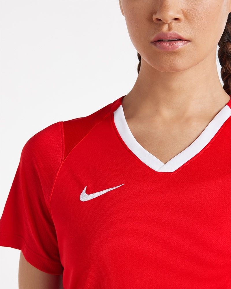 Maillot de volley Nike Team Spike Rouge pour femme