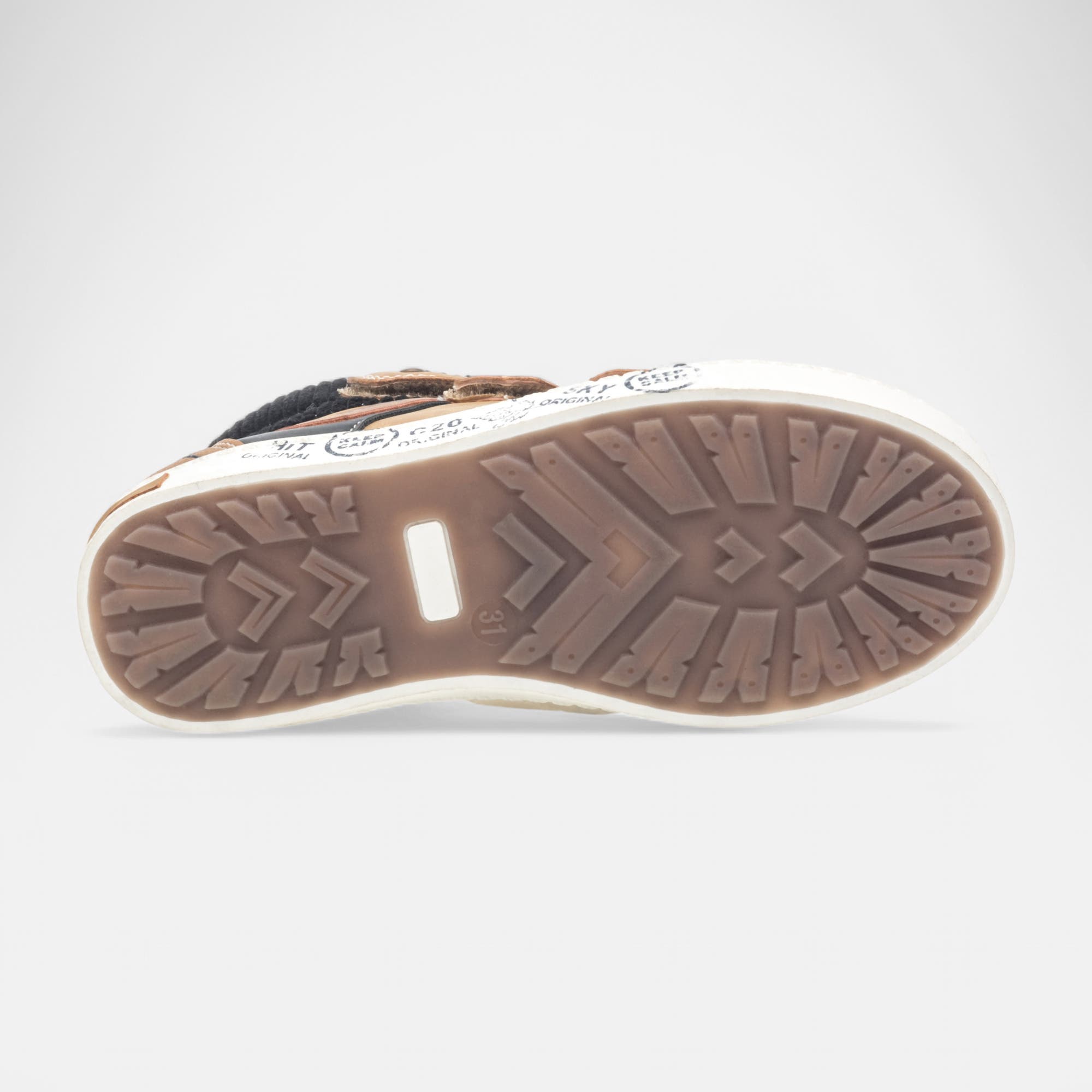 Baskets hautes Garçon cognac