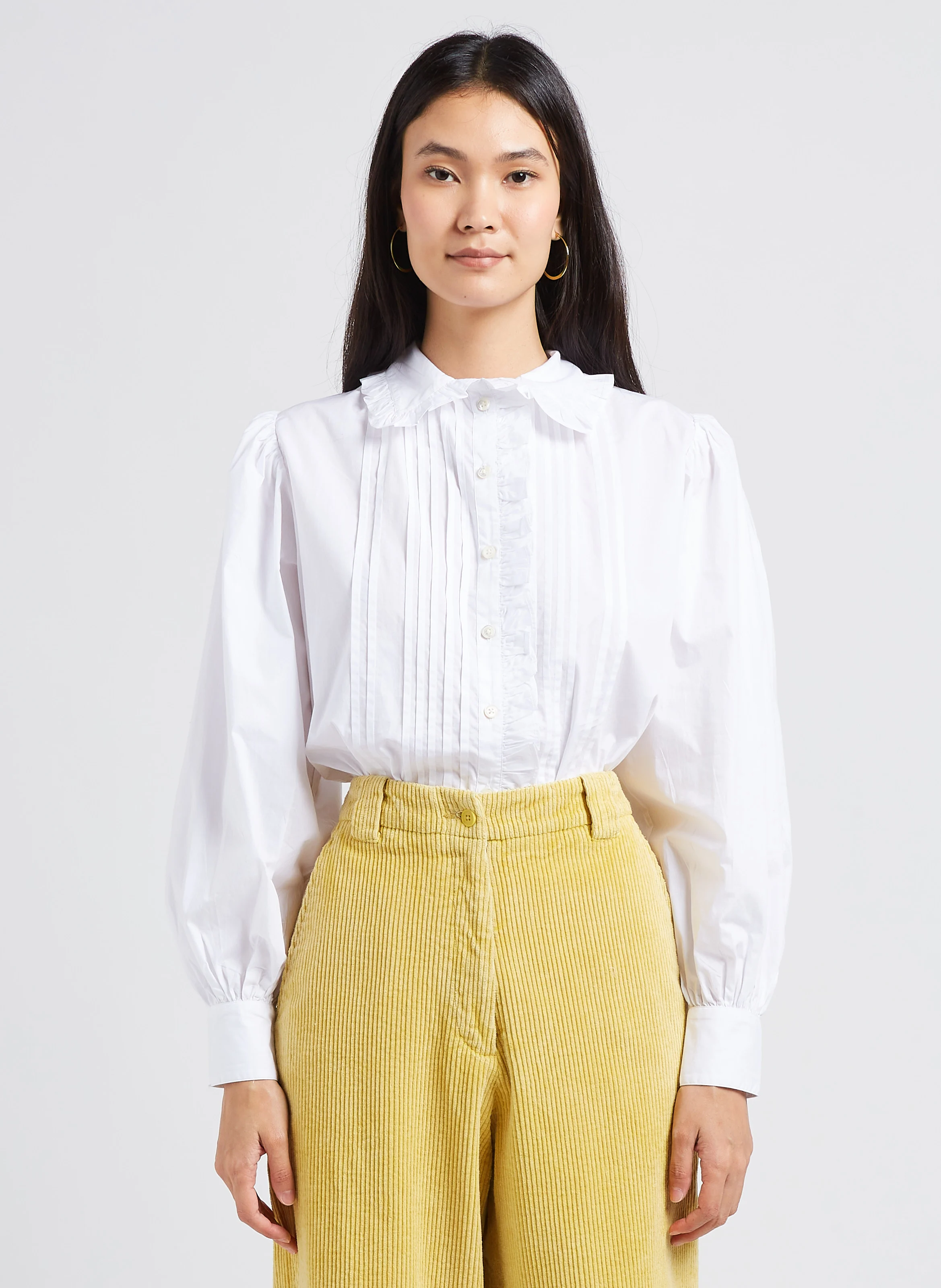 CHAMELI - Chemise ample en coton | Blanc