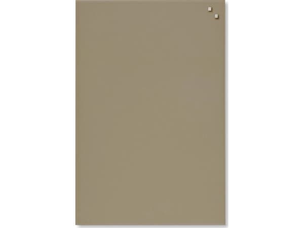 Magnetisk glastavle 40 x 60 cm beige
