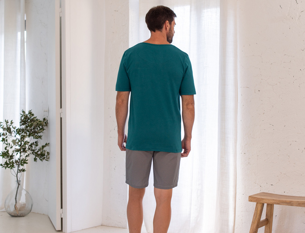Pyjama short homme-La Havane