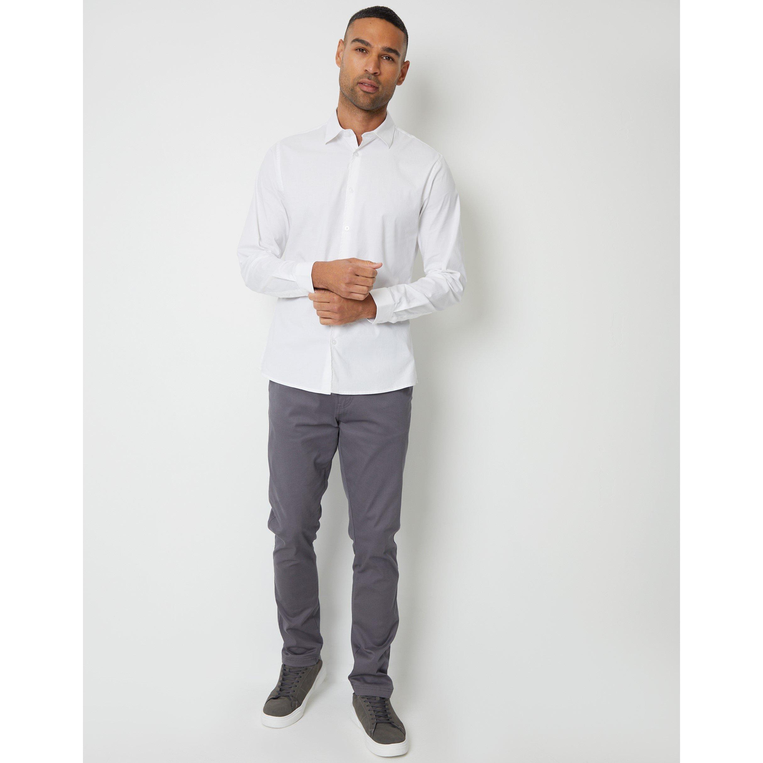 Threadbare TB Long Sleeve Shirt Mens