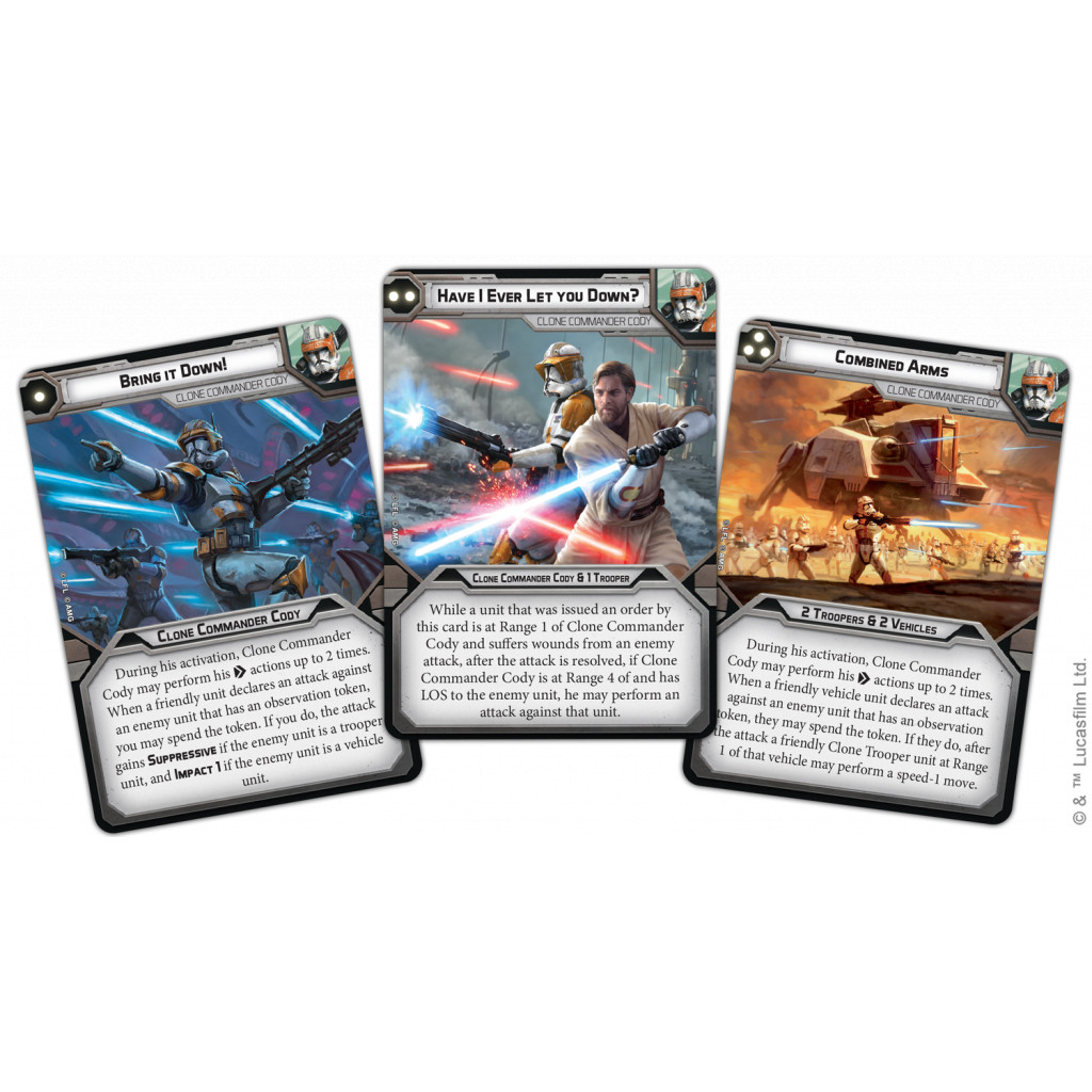 Star Wars : Légion - Clone Cody Extension Commandant
