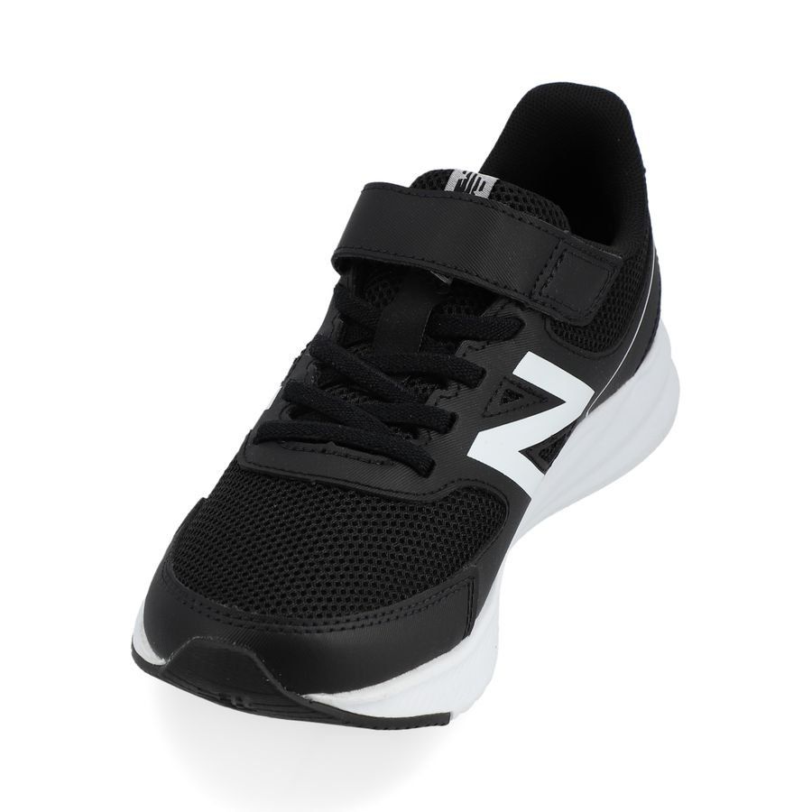 New Balance Chaussures de Running 570 V3 Bungee Lace - Noir/Blanc Enfant