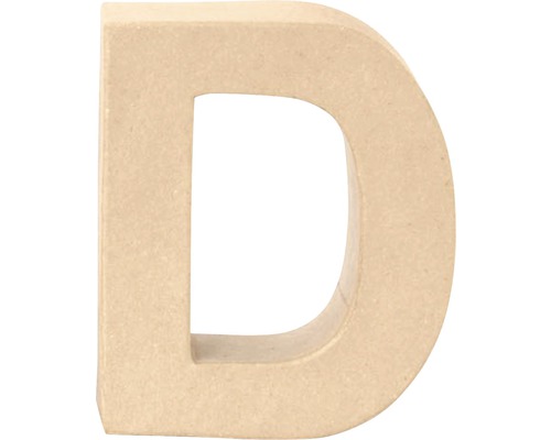 Letter D karton 17,5x5,5 cm