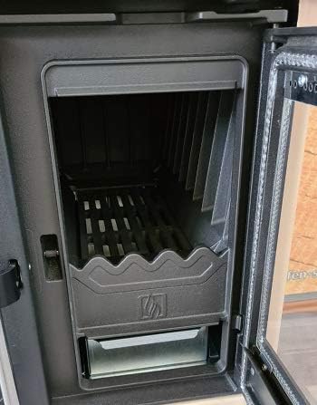 EEK A+ Küchenofen Holzherd Plamen 850 creme, linke Version - 8 kW Dauerbrandherd