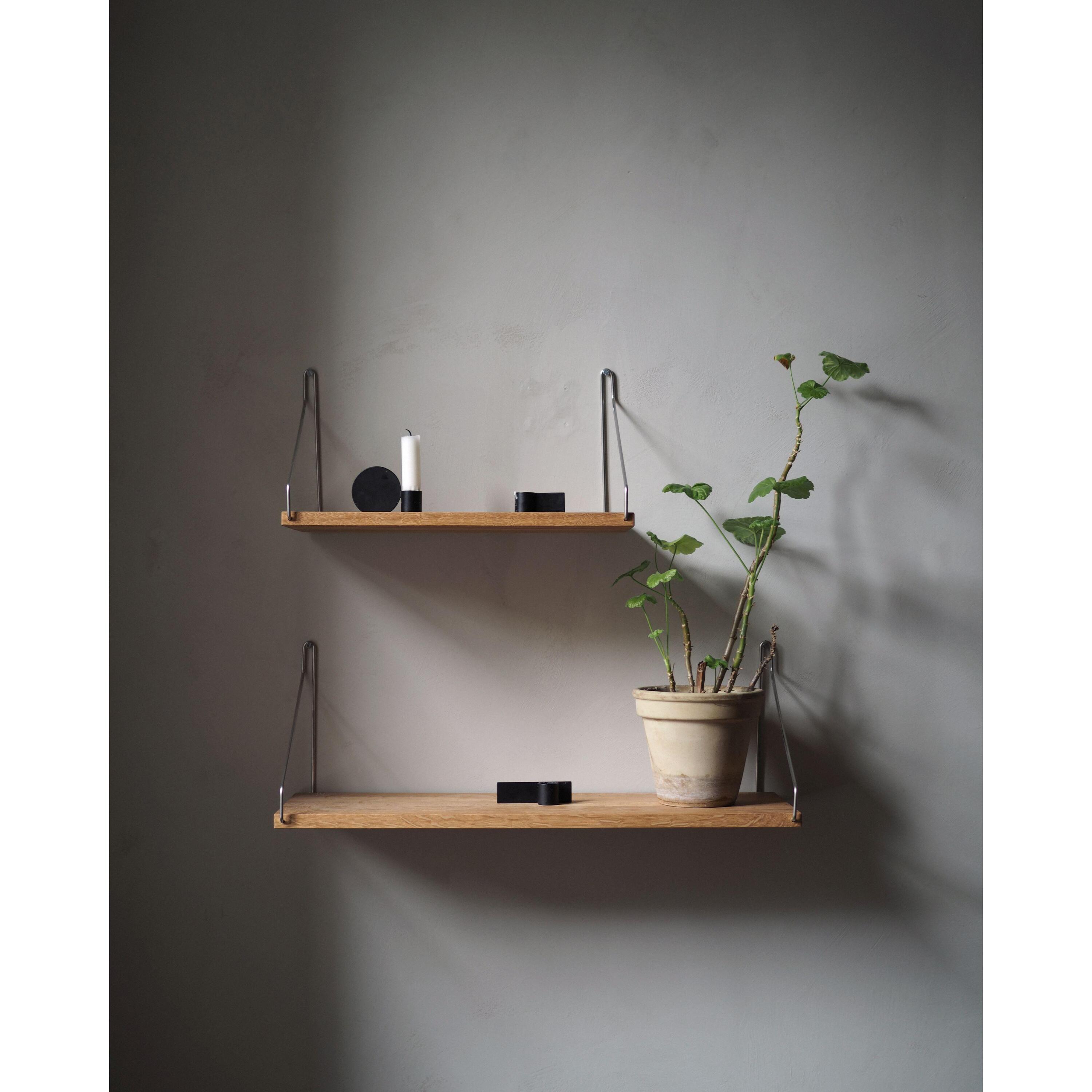 Frama Shelf wandplank 40x20 naturel|roestvrijstaal