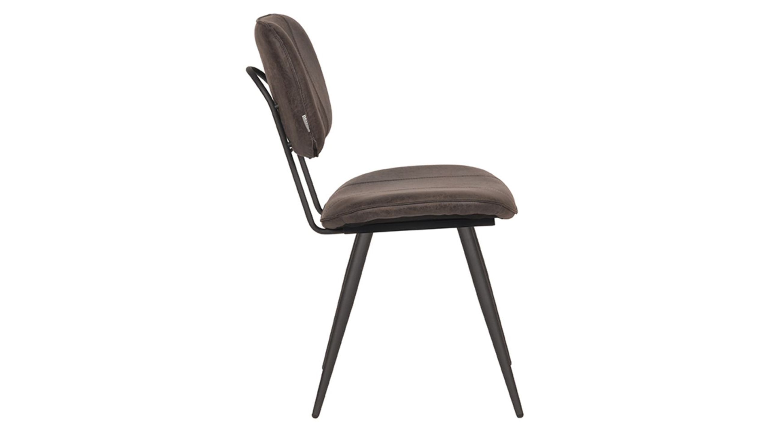 Eetkamerstoel Antraciet IH-50.041v Fos B49 x D60 x H87 cm