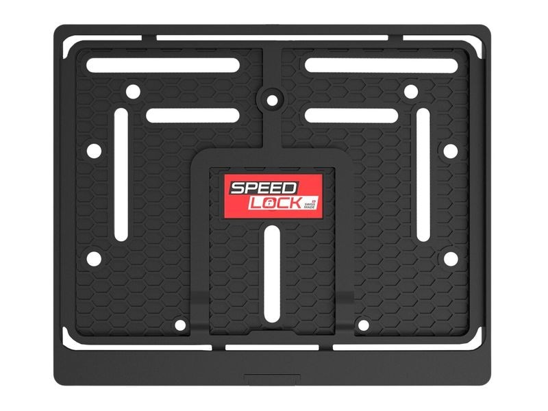 SPEEDLOCK Nummernrahmen Moto, Kunststoff, 18 × 14 cm Schilderwechsel in wenigen Sekunden