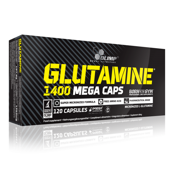 Glutamine Mega Caps 1400 (120 Kapseln)