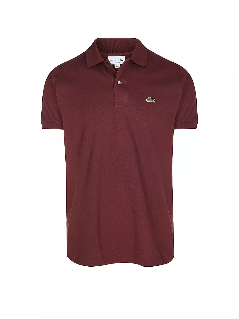 LACOSTE Poloshirt Classic Fit L1212 dunkelrot