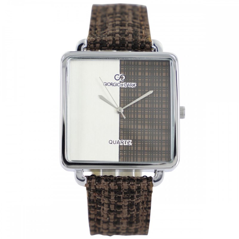 Montre Femme GIORGIO bracelet Cuir Marron