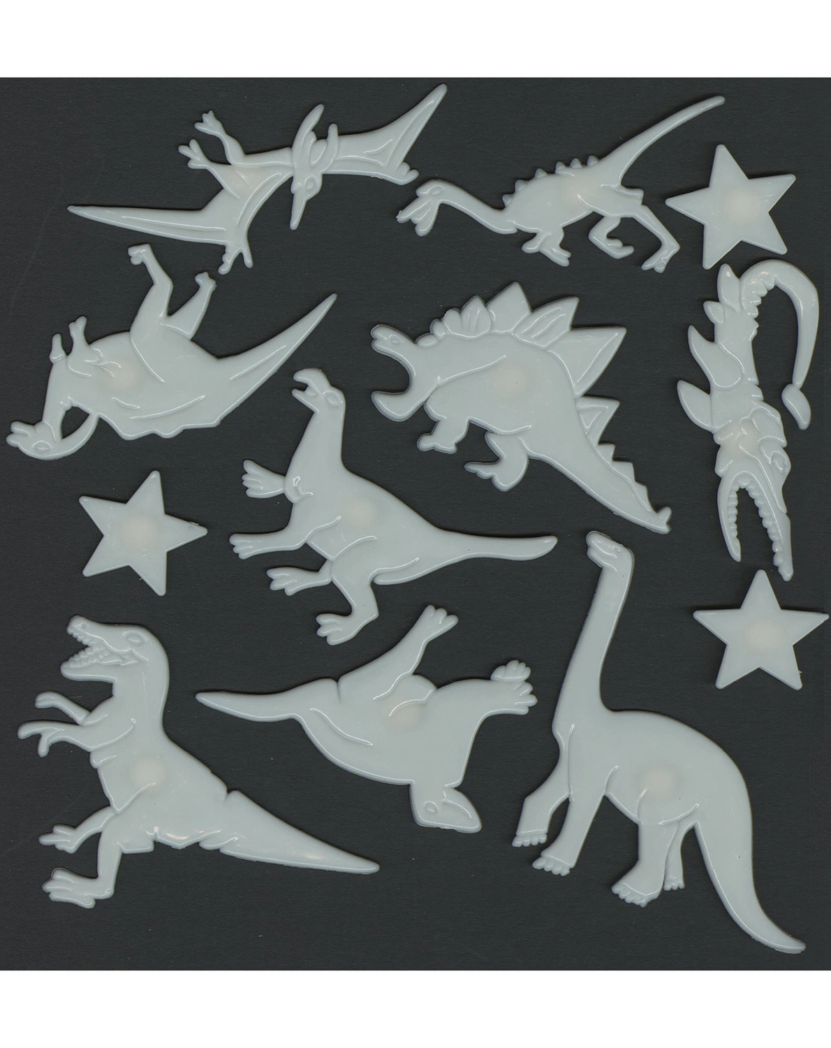 Leuchtsticker TAPIRELLA - DINOSAURIER 12-teilig