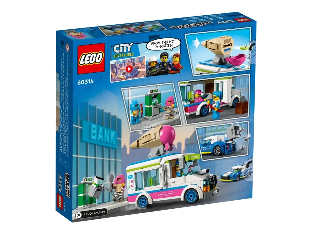 LEGO City 60314 Politijagt med isbil