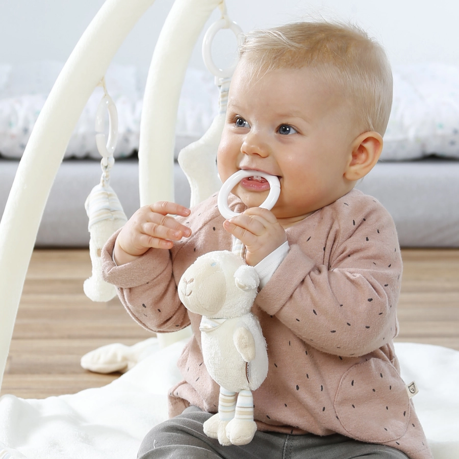 fehn® 3-D Activity-Decke mit Kissen BabyLove