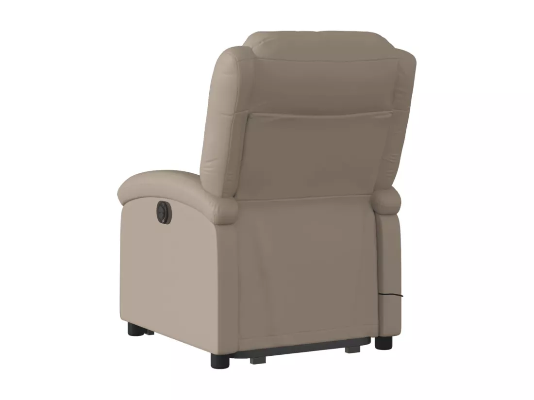 Fauteuil inclinable massant Cappuccino Similicuir