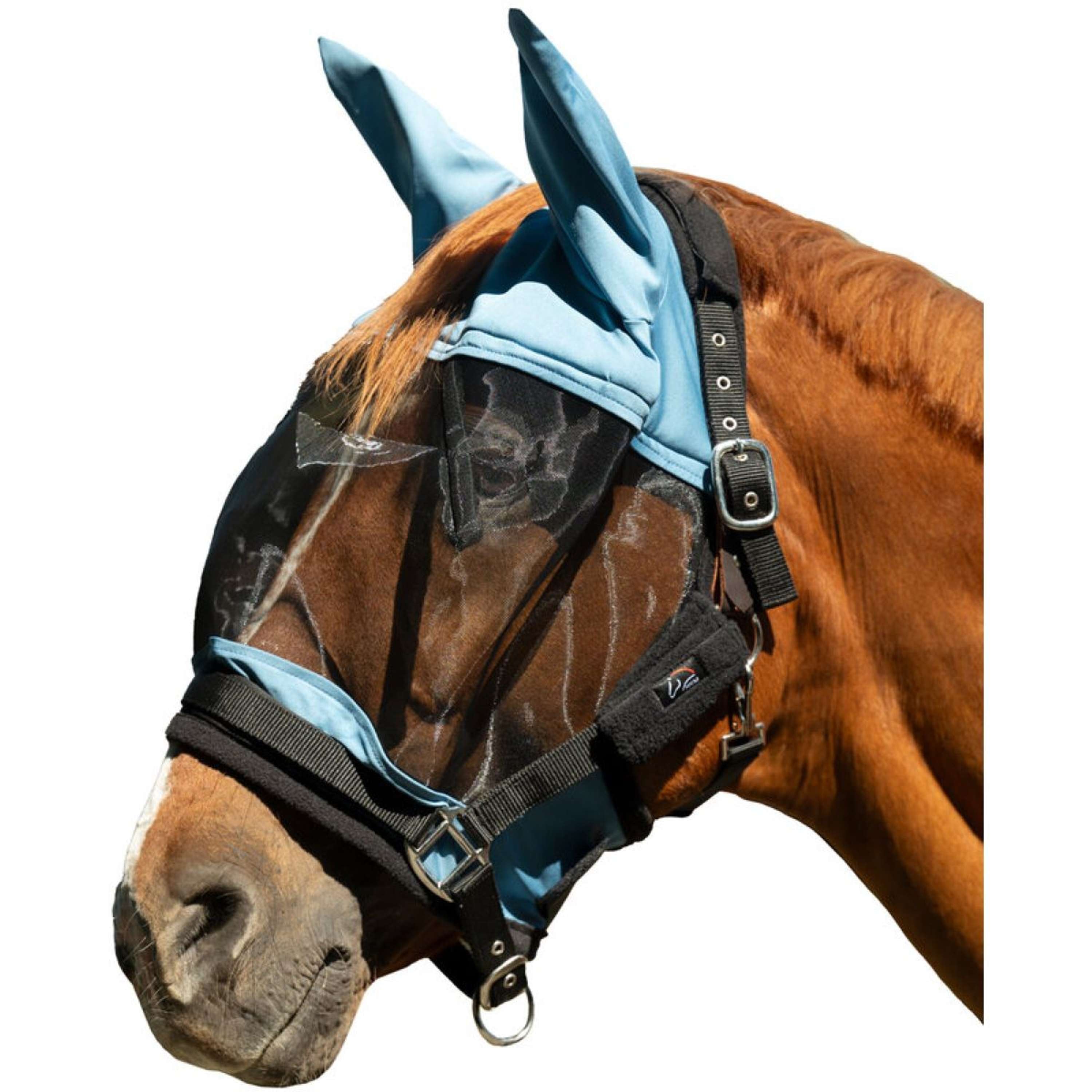 HKM Vliegenmasker Premium Rook Blauw