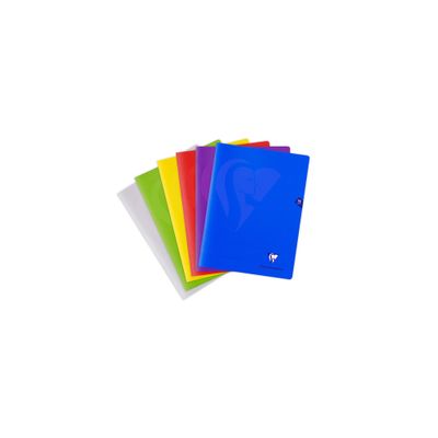 Clairefontaine Mimesys - Cahier polypro 24 x 32 cm - 96 pages - petits carreaux (5x5 mm) - disponible dans différentes couleurs