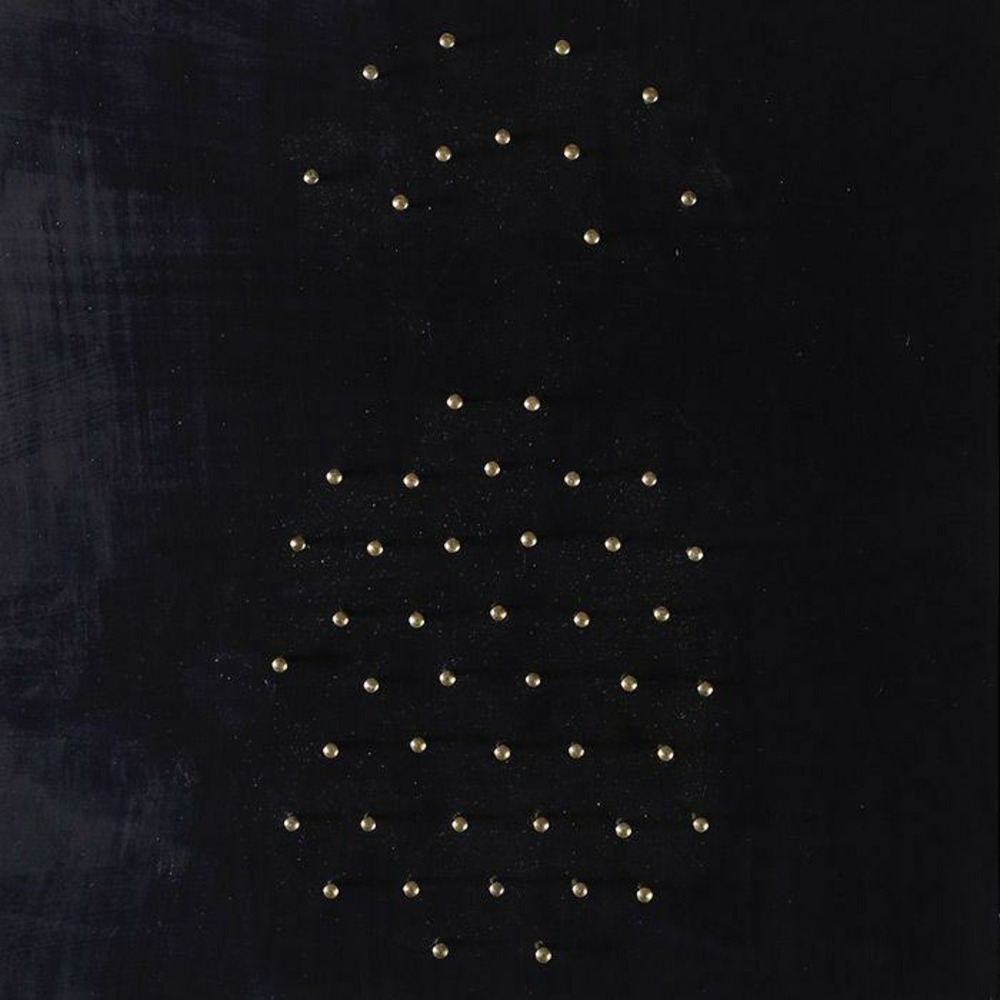 Coffret string art - tableau noir ananas art filaire 22 x 22 cm