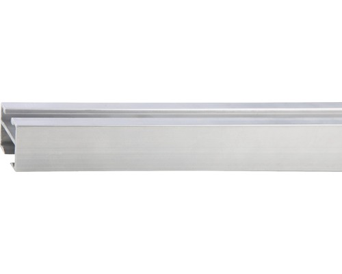 Gordijnroede met binnenrail II Helsinki RVS look 120 cm 18 x 18 mm