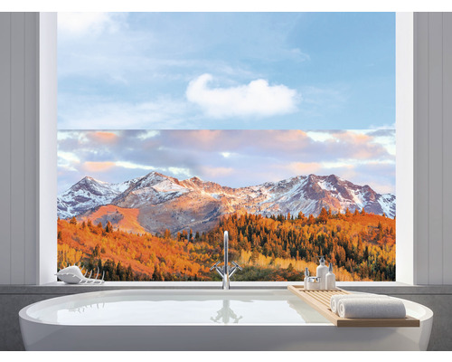 Venilia Vitrostatische raamfolie Indian Summer berglandschap 67,5x150 cm