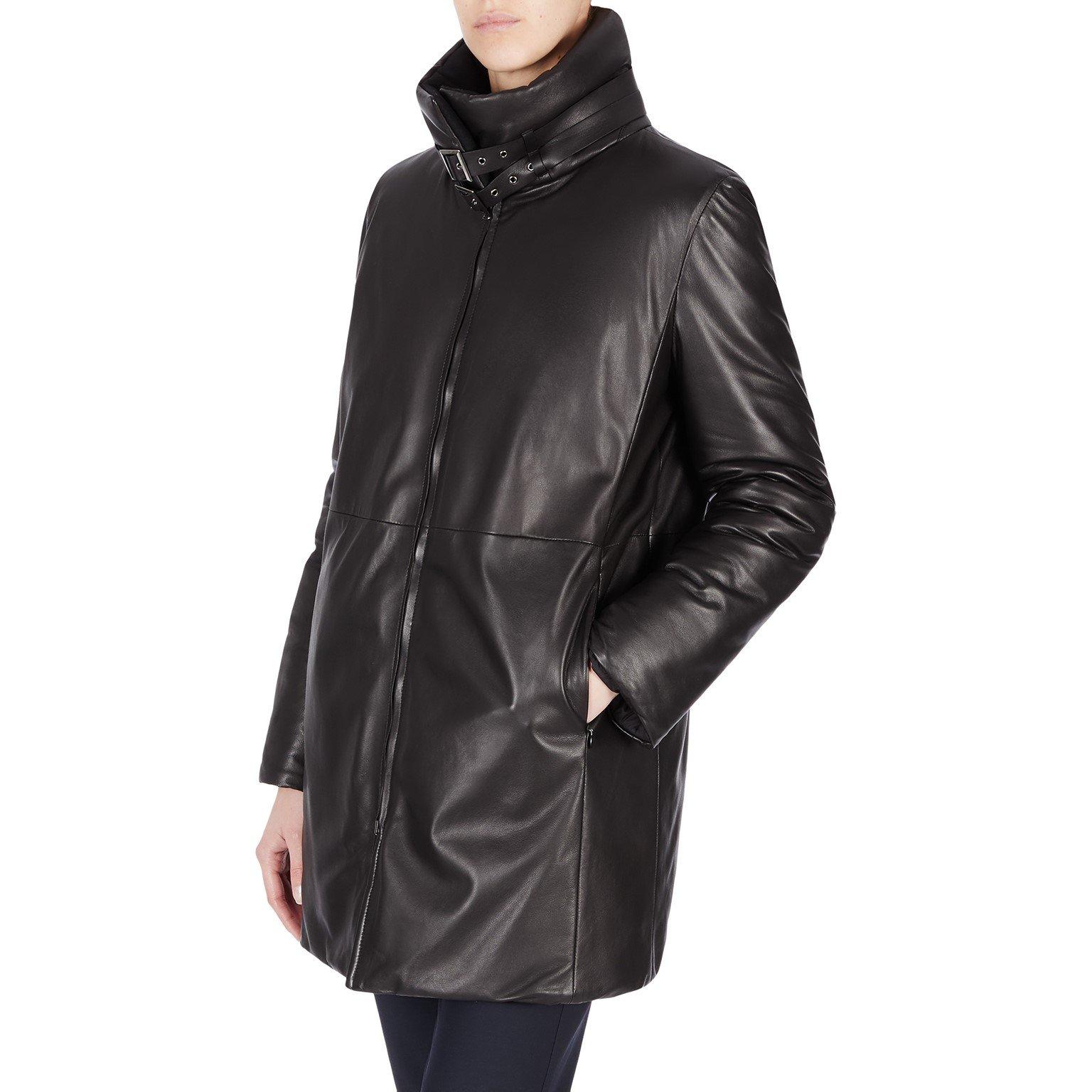 Emporio Armani Zip up Overcoat