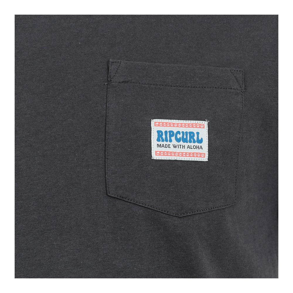 Rip Curl HORIZON BADGE - Tee-shirt Homme washed black