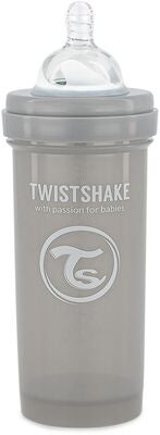 Twistshake Tåteflaske Anti-Kolikk 260 ml, Grå