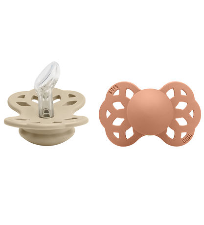BIBS Infinity Schnuller - 2er-Pack - Gr. 1 - Anatomisch - Vanill