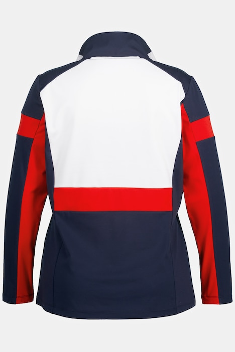 Funktionsshirt, Slim, Troyerkragen, Langarm, recycelt