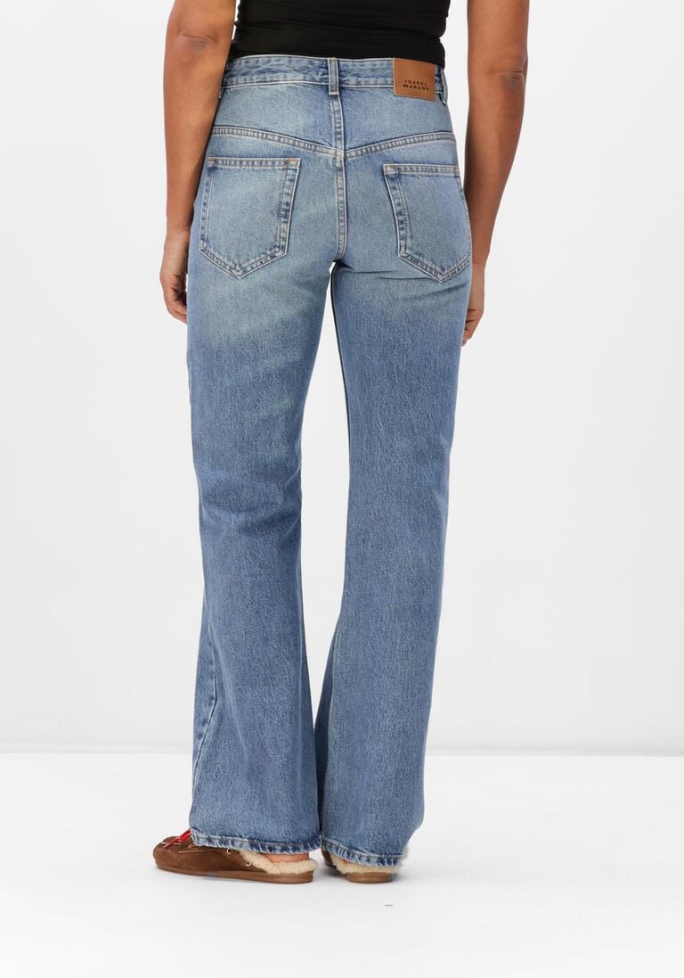 blauwe isabel marant jeans belvia-gz