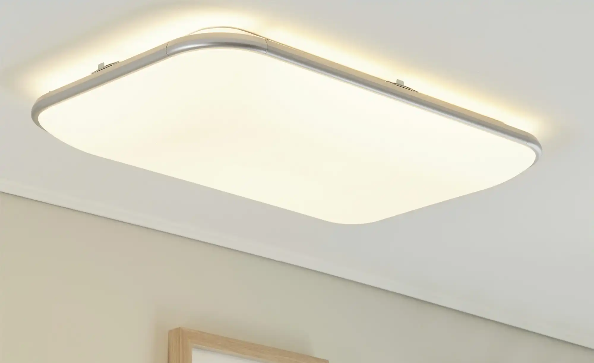 Meisterleuchten LED-Deckenleuchte, Acryl weiß, rechteckig