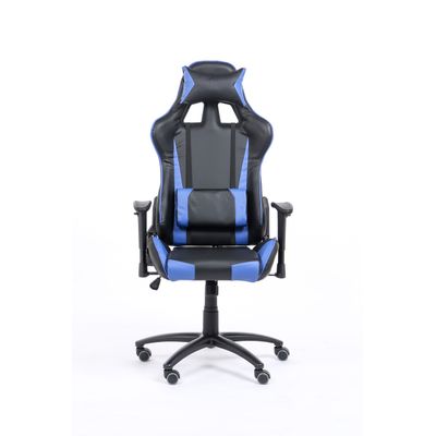 Fauteuil gamer SPORTING - accoudoirs réglables - noir et bleu