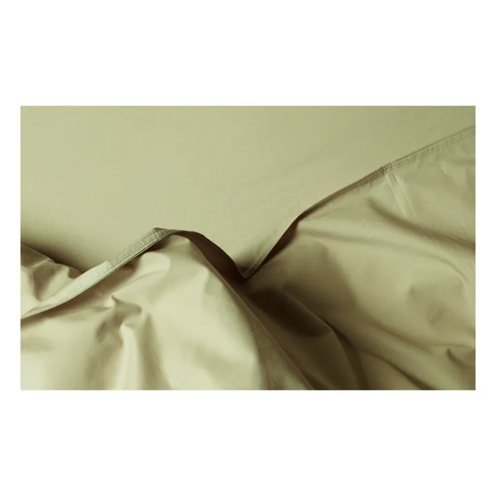 Suite 702 Housse de couette en percale organique | Vert pistache