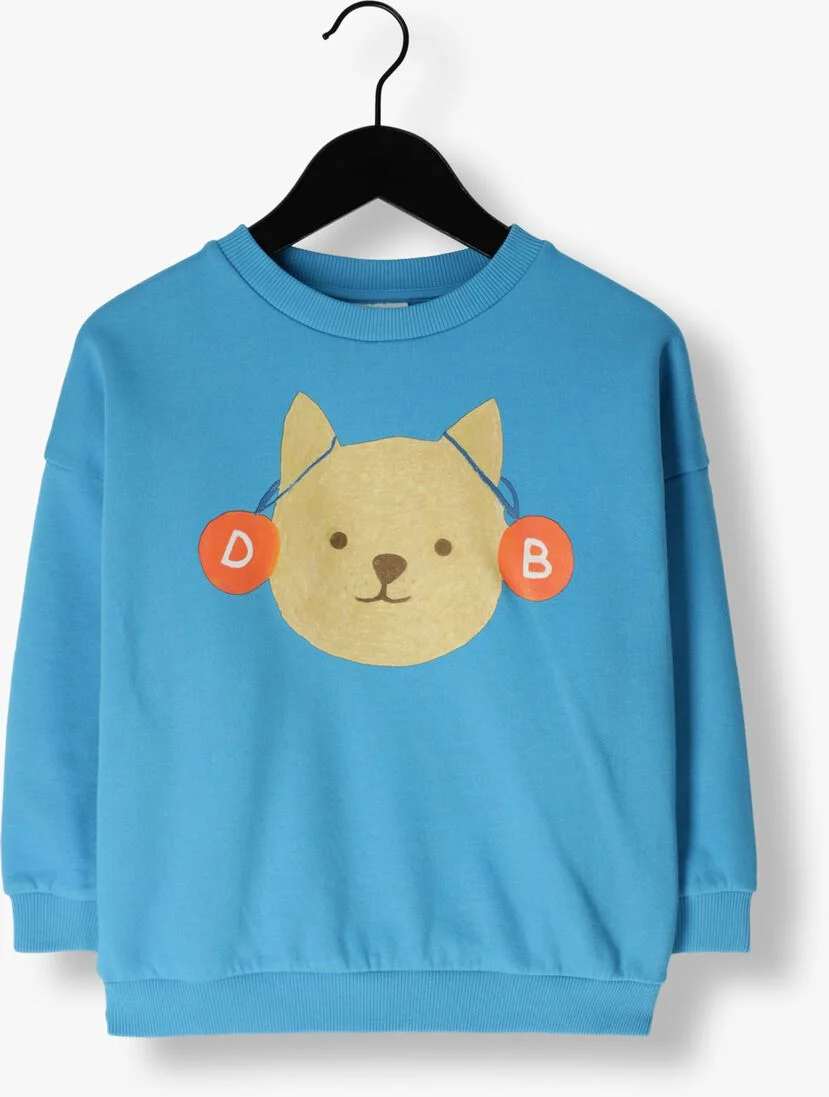 DAILY BRAT blauwe daily brat sweater jolly joe sweater winter glow