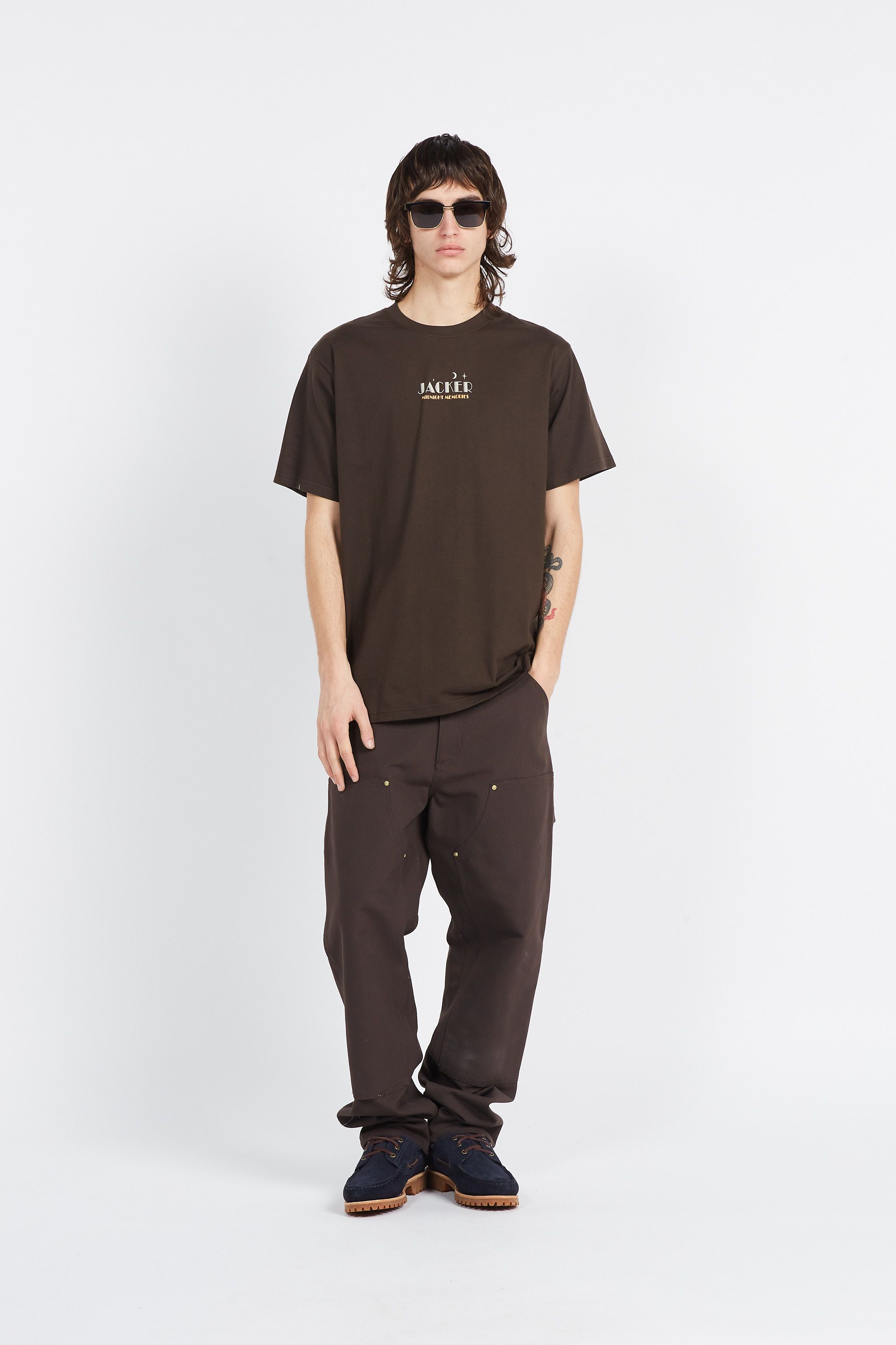 JACKER T-shirt  Memories Marron