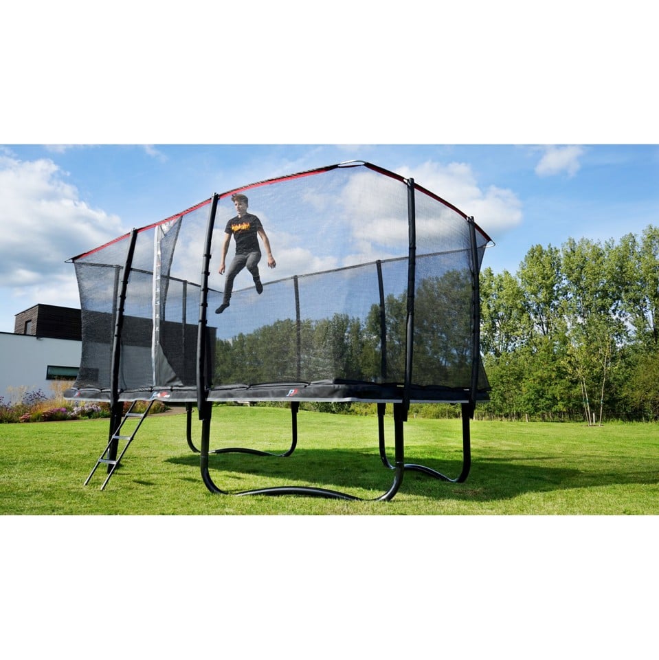 EXIT - PeakPro Trampolin 244x427 cm - Sort