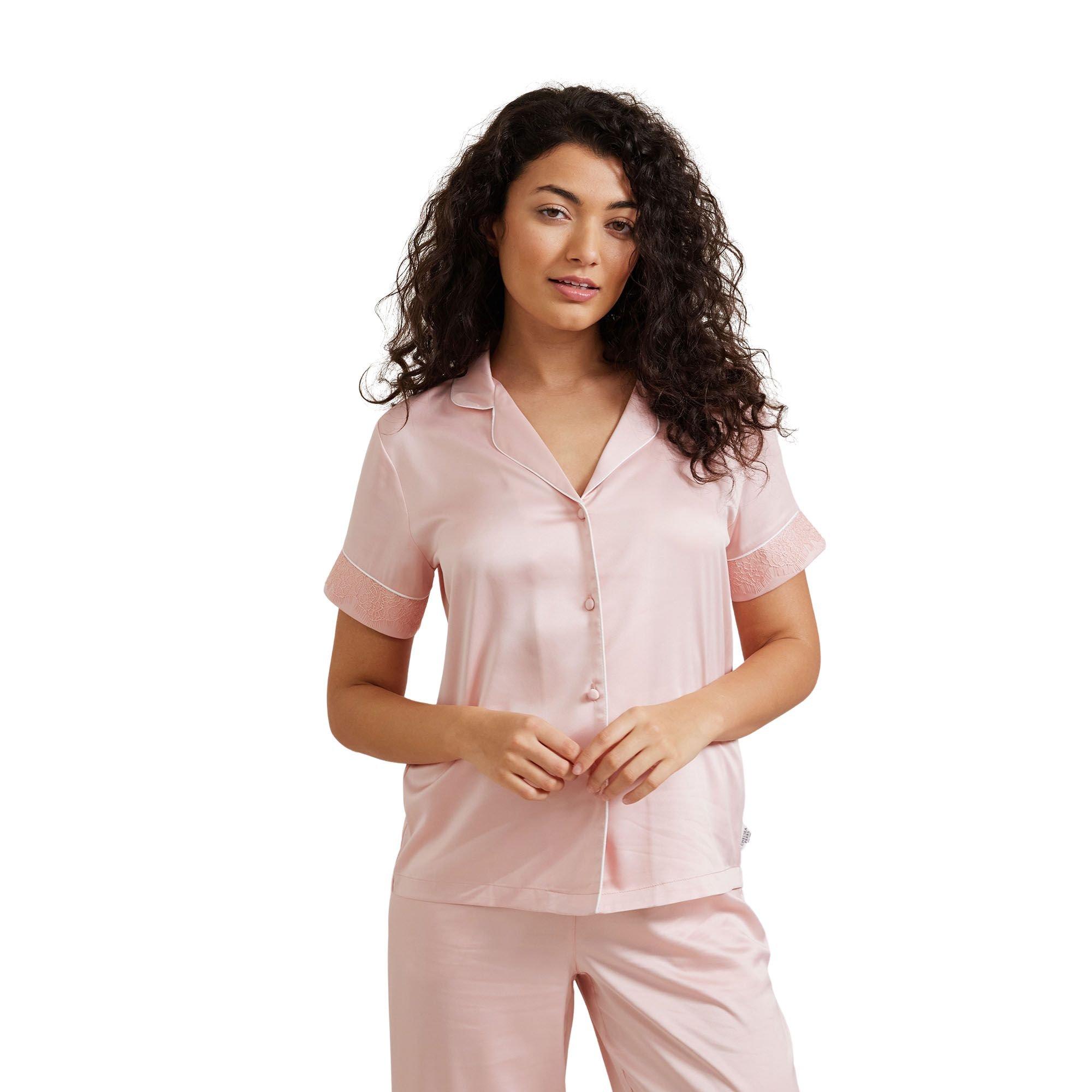 Chelsea Peers Satin Lace Long Sleeve