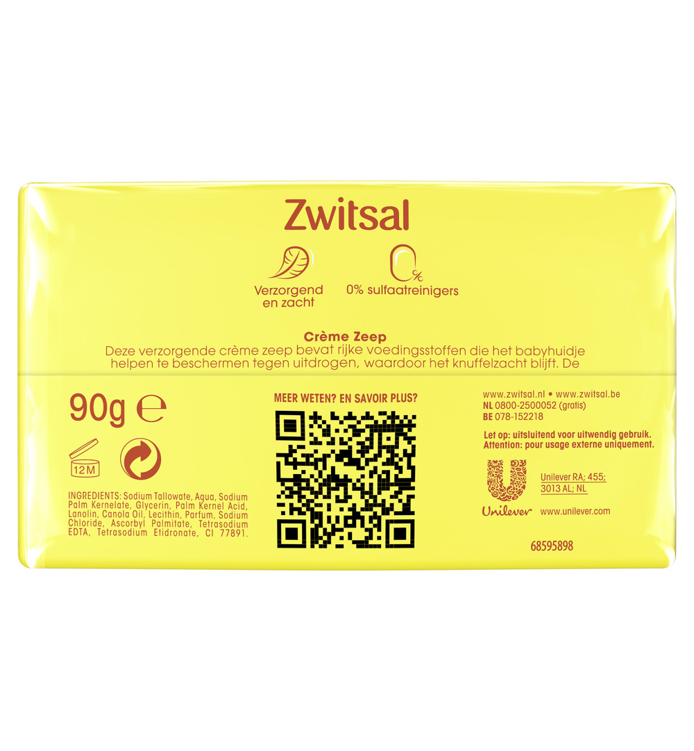 Zwitsal Zeep 4-pak (360 gr)