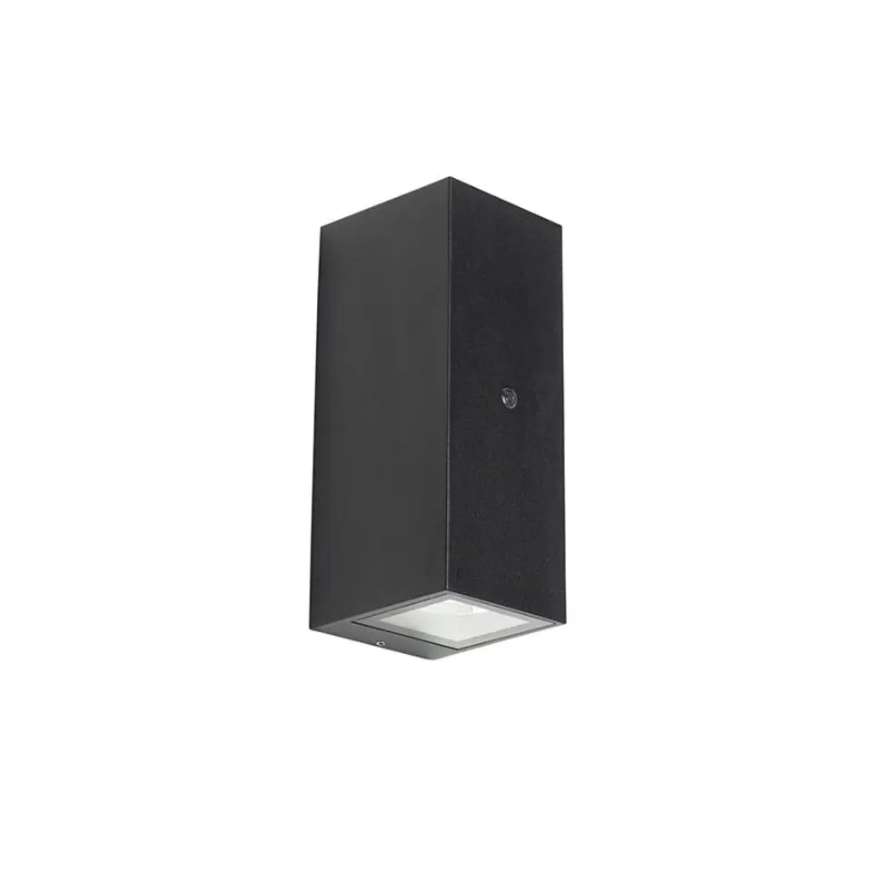Qazqa buitenlampen met sensor baleno zwart gu10
