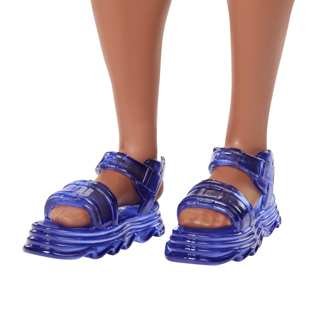 Barbie Fashionista Ken Puppe 220 mit orangefarbenem Wellen-T-Shirt